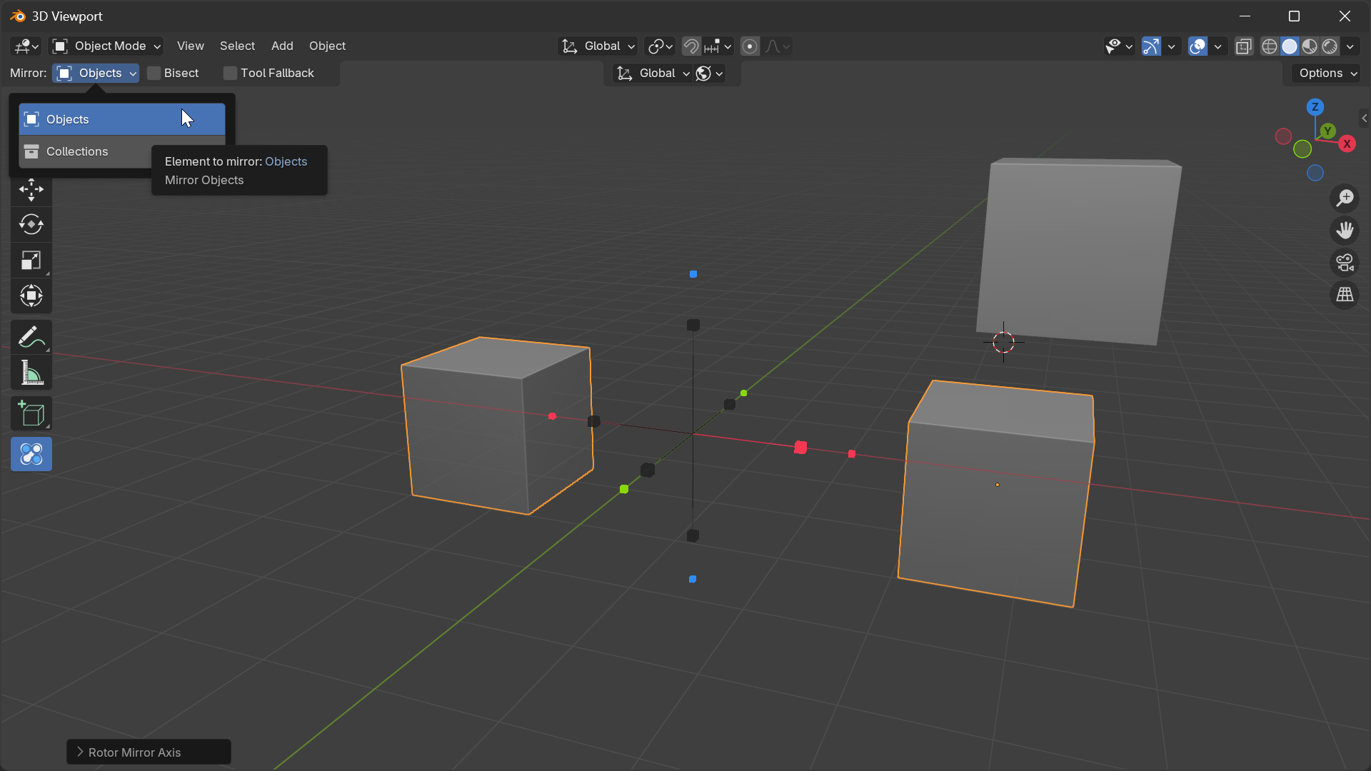 Objects Mode